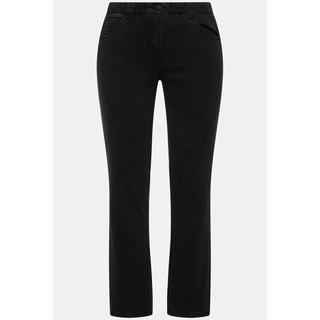 Ulla Popken  Skinny jeans modello Sarah con taglio aderente a vita alta e cinque tasche 