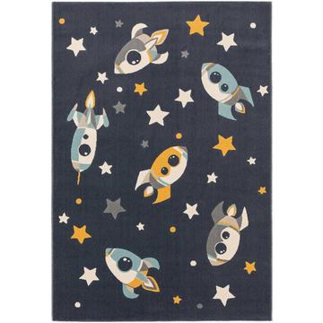Kinderteppich Apollo Blau