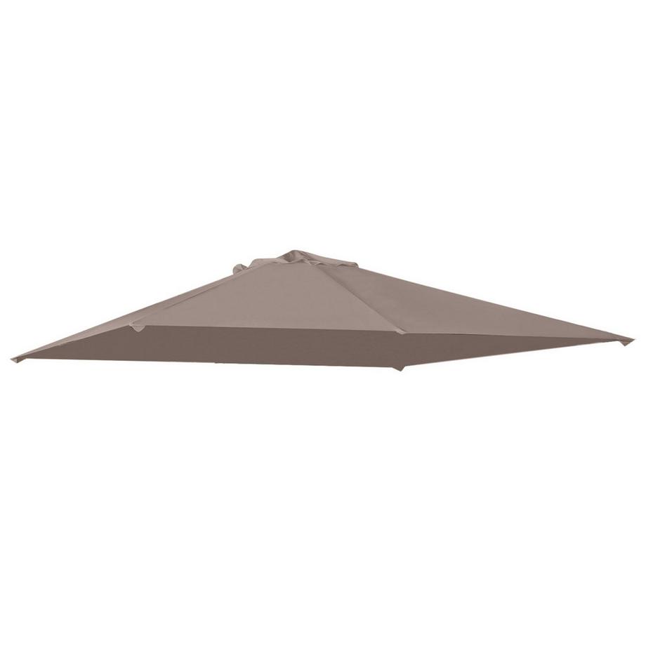 Gazebo Tetto Sostituzione Gazebo Tetto Gazebo Copertura Parasole Poliestere Beige 2,98 X 2,95 M