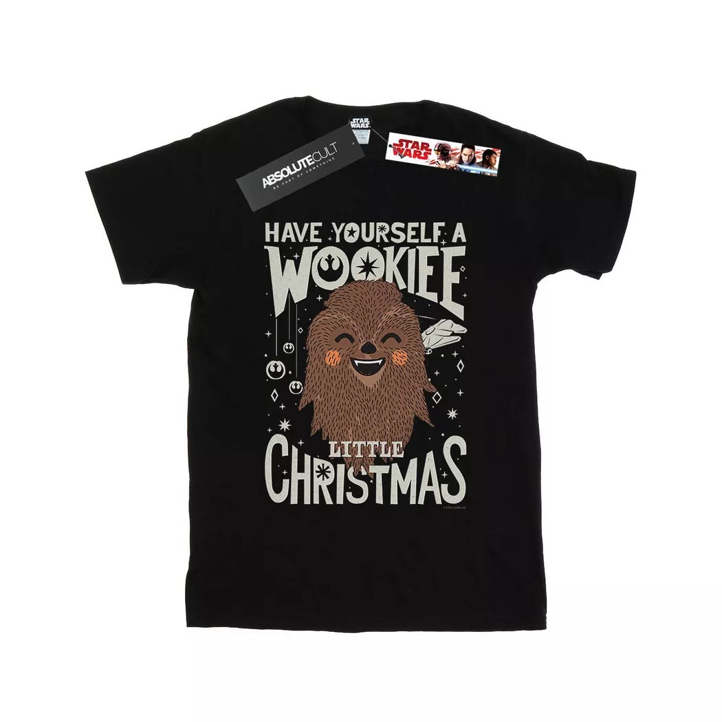 STAR WARS - Wookiee Little TShirt, für Damen, Schwarz, Größe S