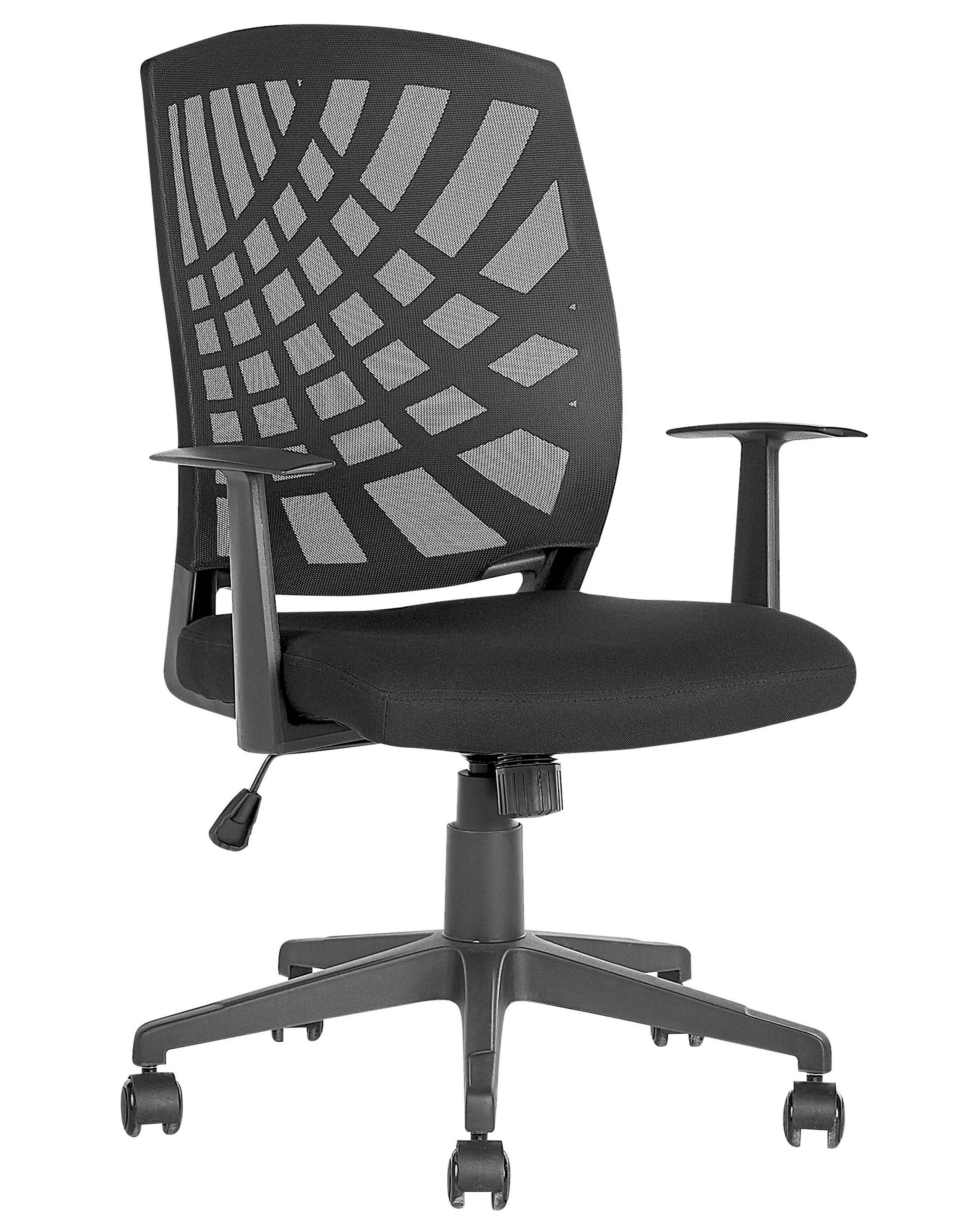 Beliani Chaise de bureau en Polyester Traditionnel BONNY  