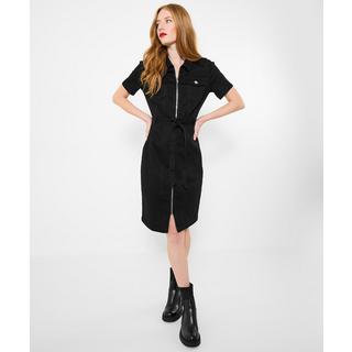 Joe Browns Abito in Denim Vintage Cerniera Anteriore Materiale Elasticizzato  