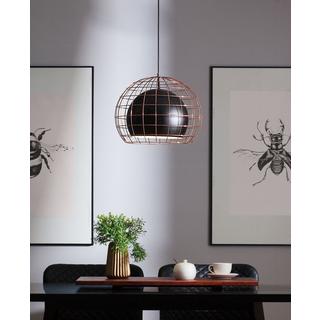 Beliani Lampe suspension en Métal Moderne LIRI  