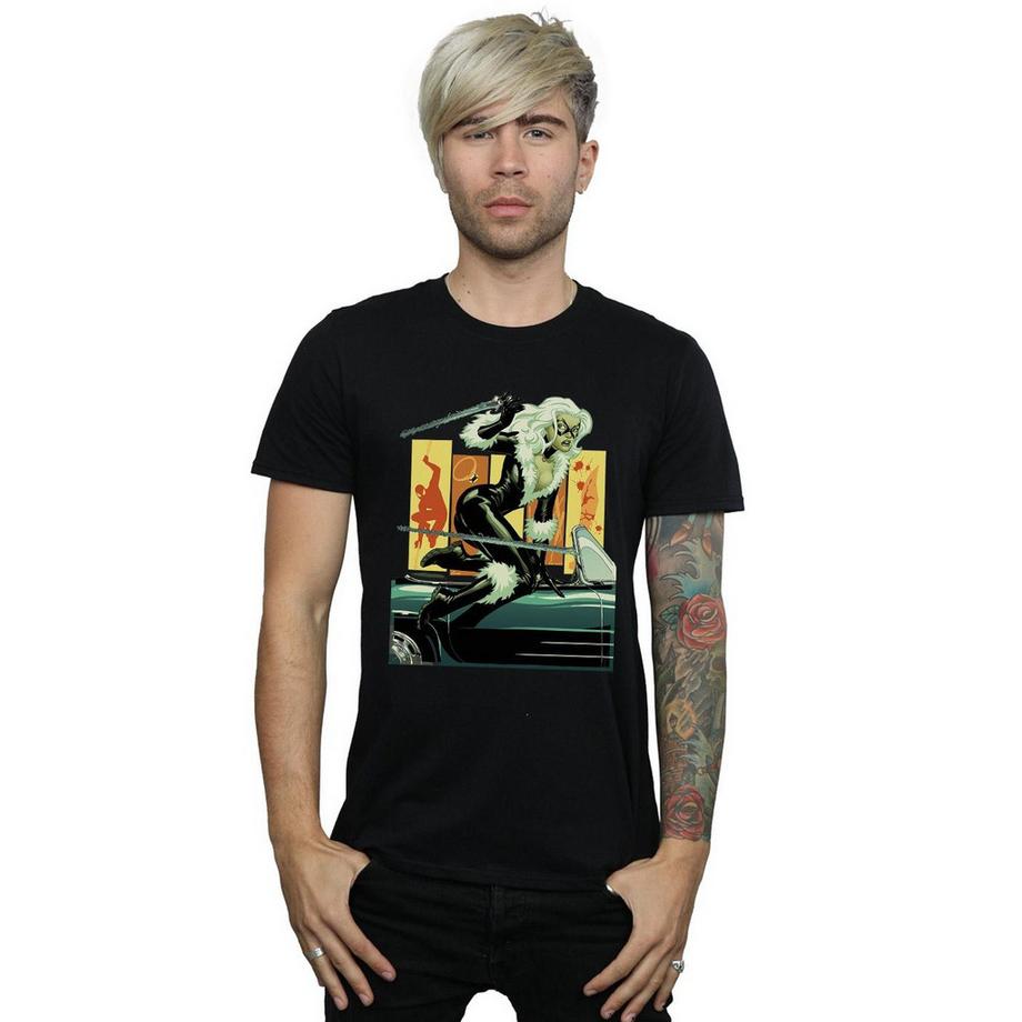 MARVEL Black Cat Bedrucktes T-Shirt  