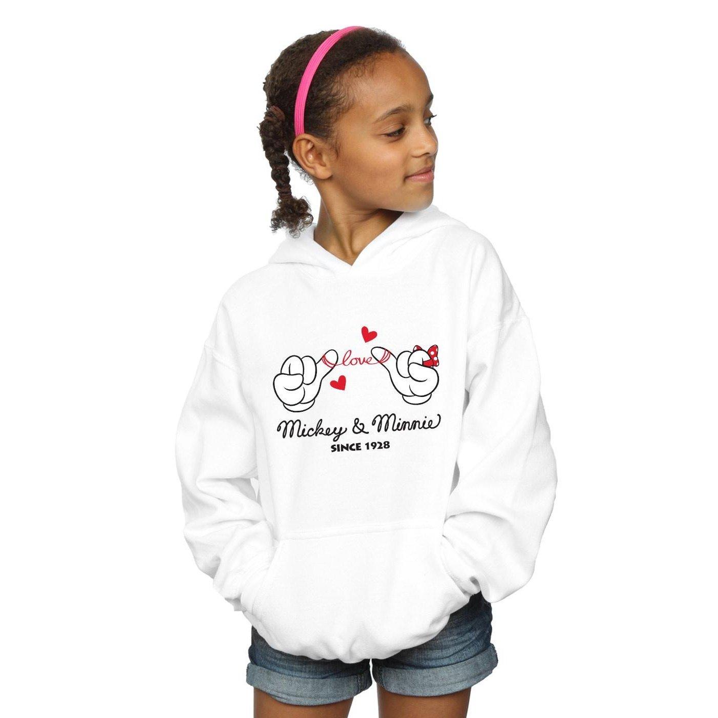 Disney  Sweat à capuche MICKEY MOUSE LOVE HANDS 