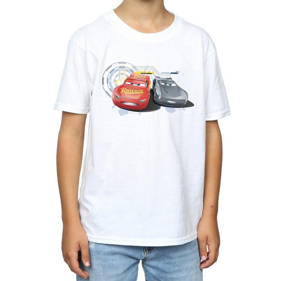 Disney  Tshirt CARS LIGHTNING VS STORM 