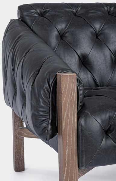 mutoni Fauteuil Harrison noir  