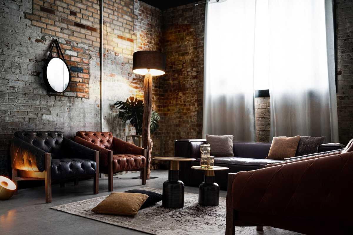 mutoni Poltrona Harrison nero  