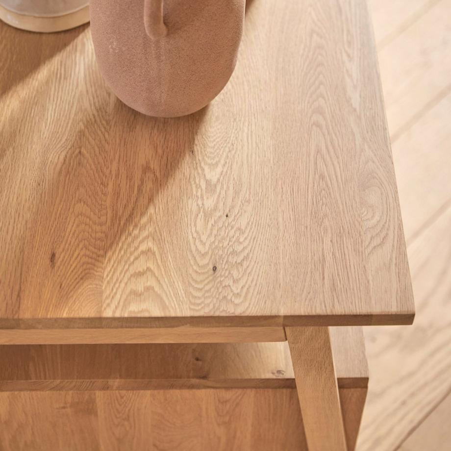 Tikamoon TV Schrank aus massivem Eichenholz 150 cm Pola  