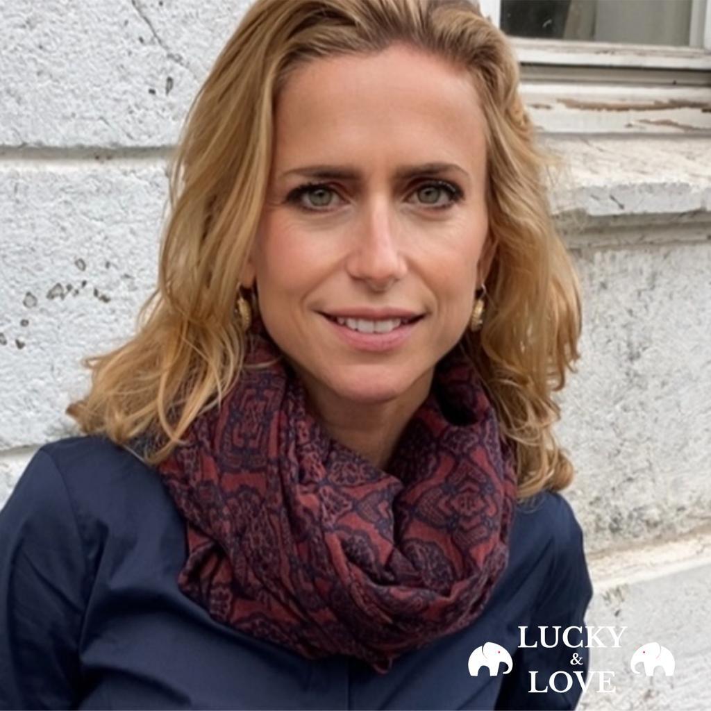 LUCKY & LOVE Sudarshan Echarpe en Mérinos  