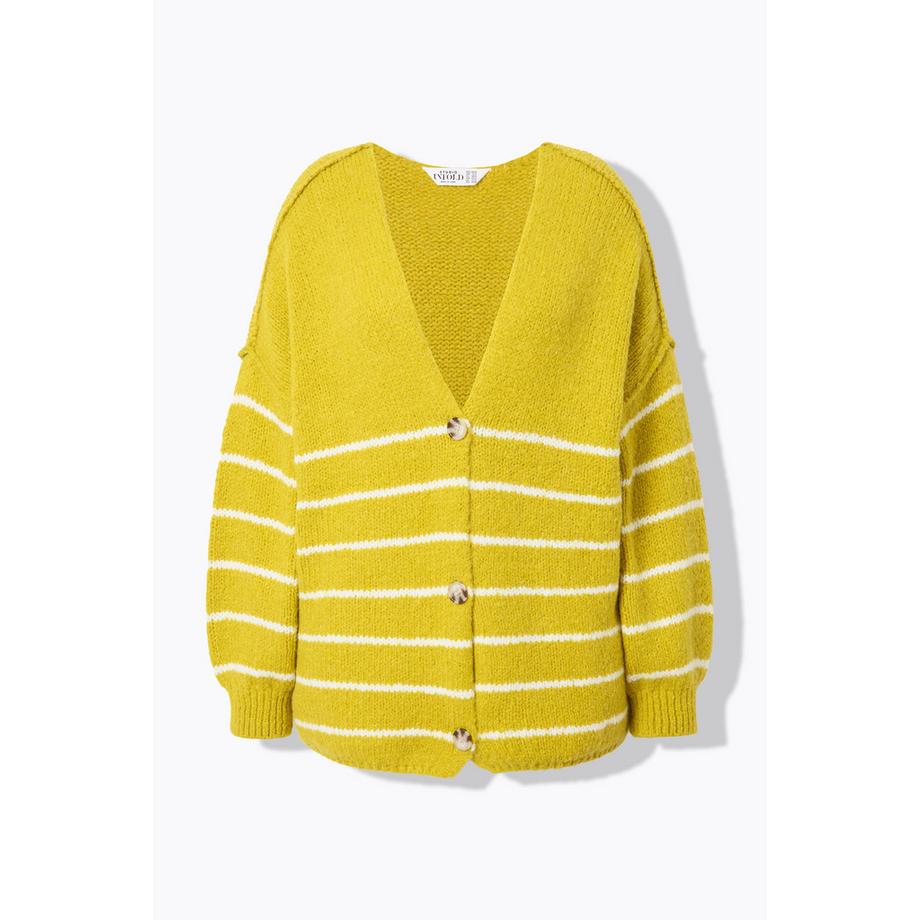 Studio Untold Cardigan Oversize Righe alla Marinara Maniche Lunghe  