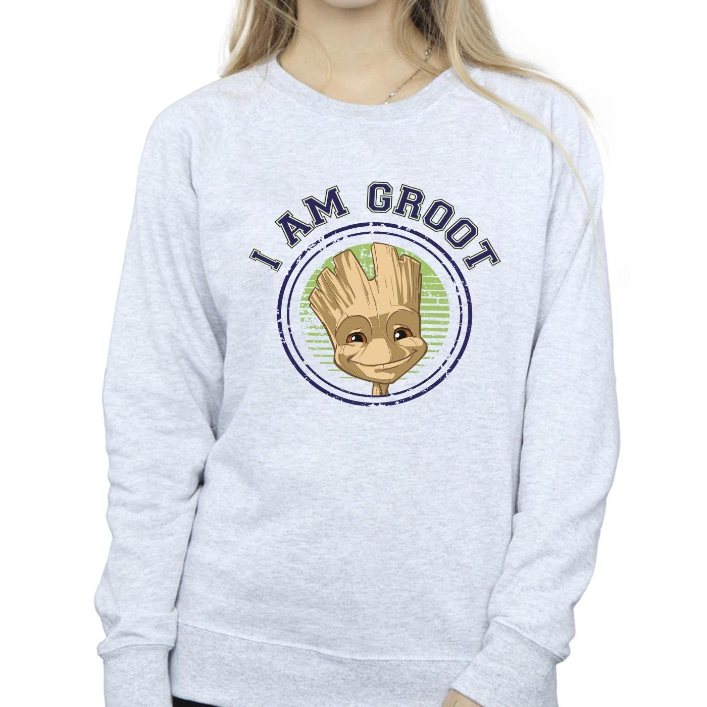 Guardians Of The Galaxy I Am Groot Felpa Girocollo  