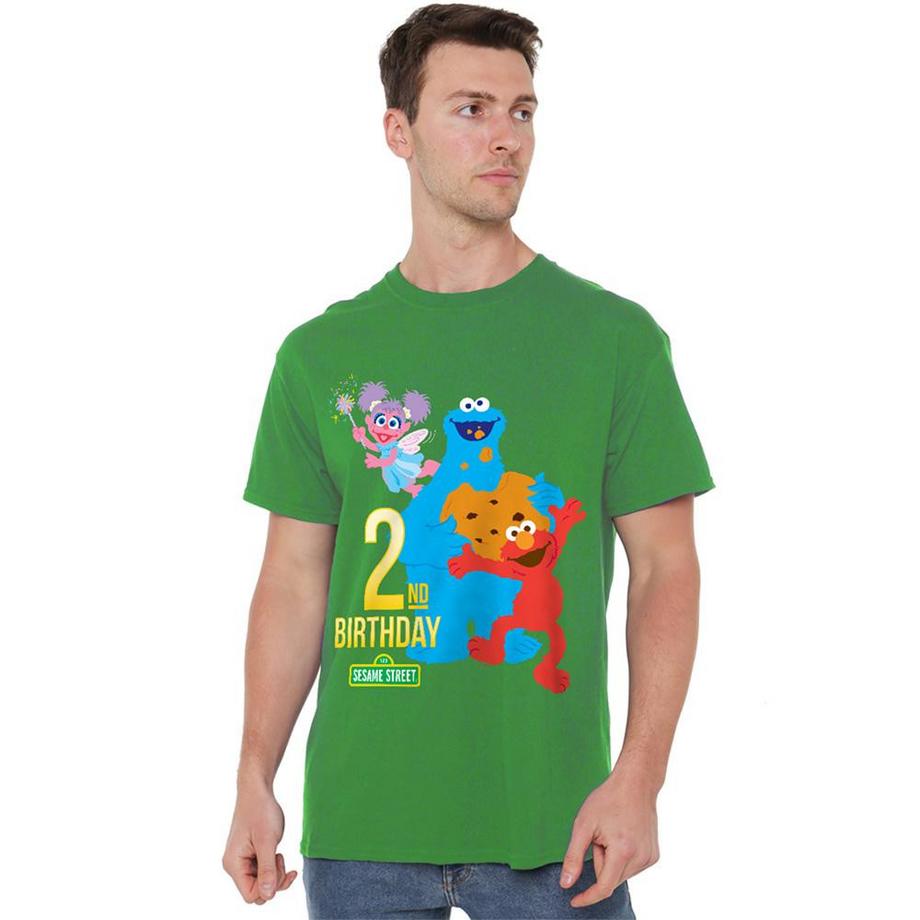 Sesame Street Maglietta Secondo Compleanno  