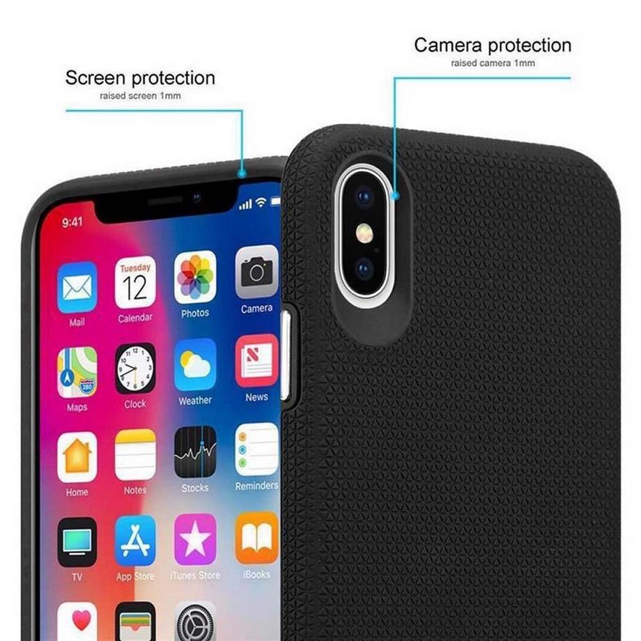 Cadorabo  Hülle für Apple iPhone X  XS Outdoor Hybrid 