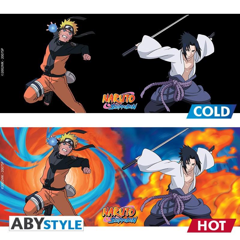 Abystyle  Mug - Thermo-réactif - Naruto - Naruto & Sasuke 