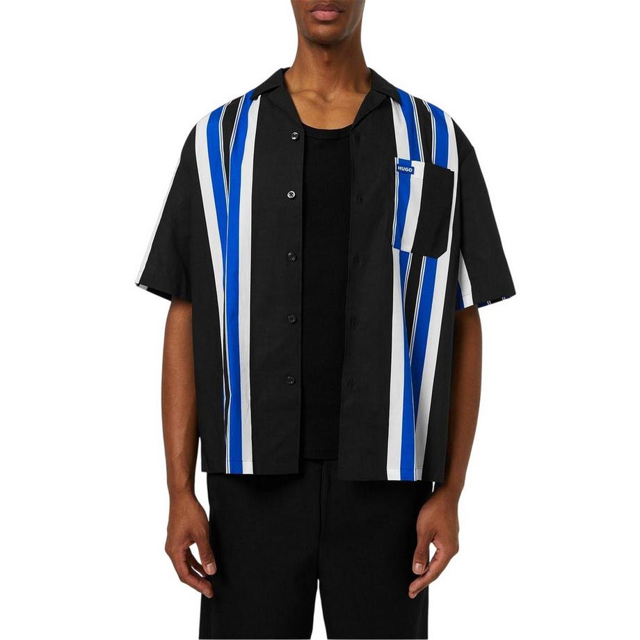 HUGO  Chemise Motiftyle Rayures Contrastées Eligino 