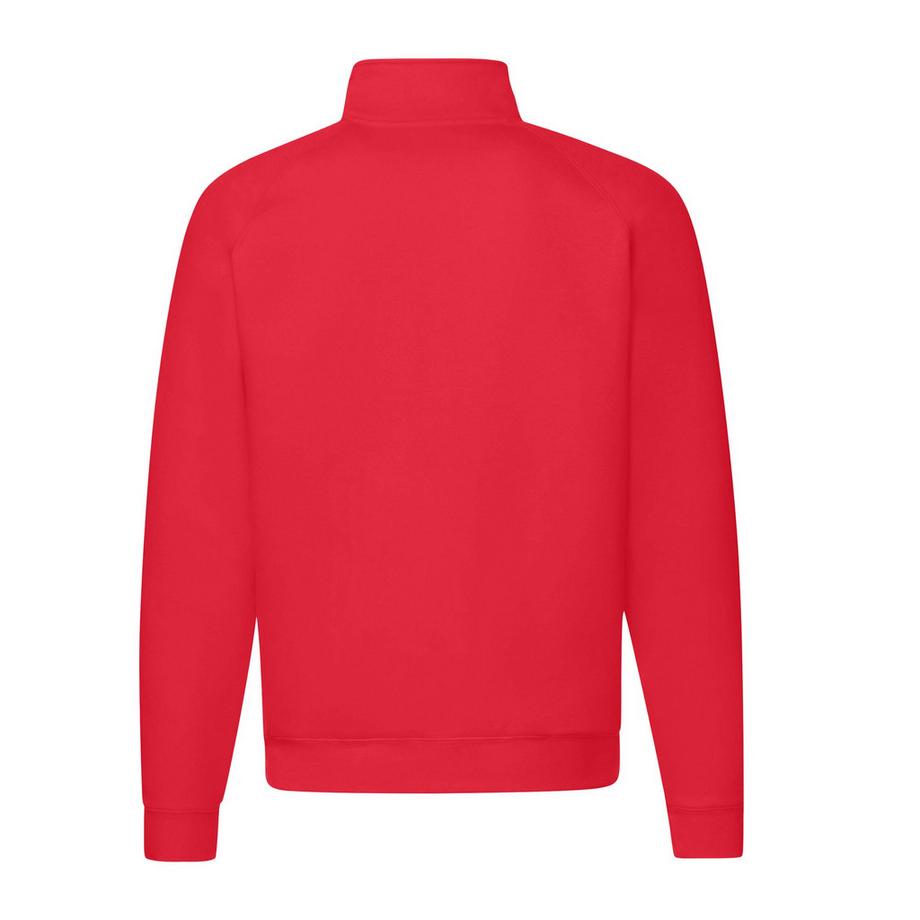 Fruit of the Loom  Premium Sweatshirt mit kurzem Reißverschluss  Raglanärmel 
