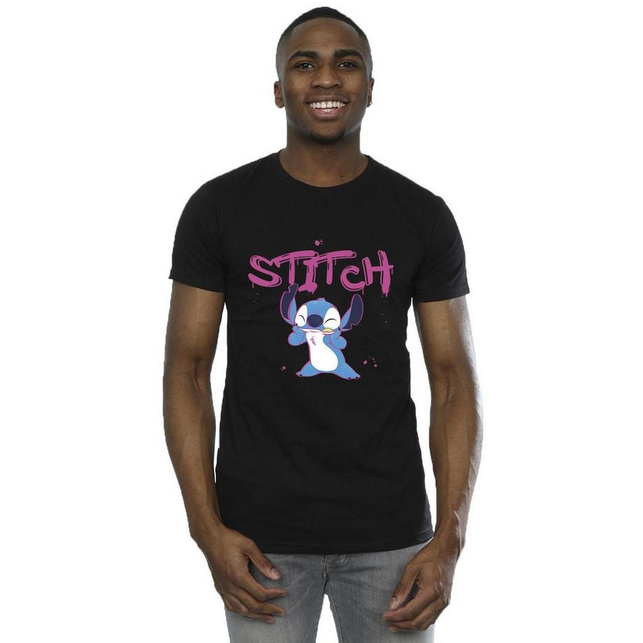 Disney T-shirt Imprimé Graphique Stitch  