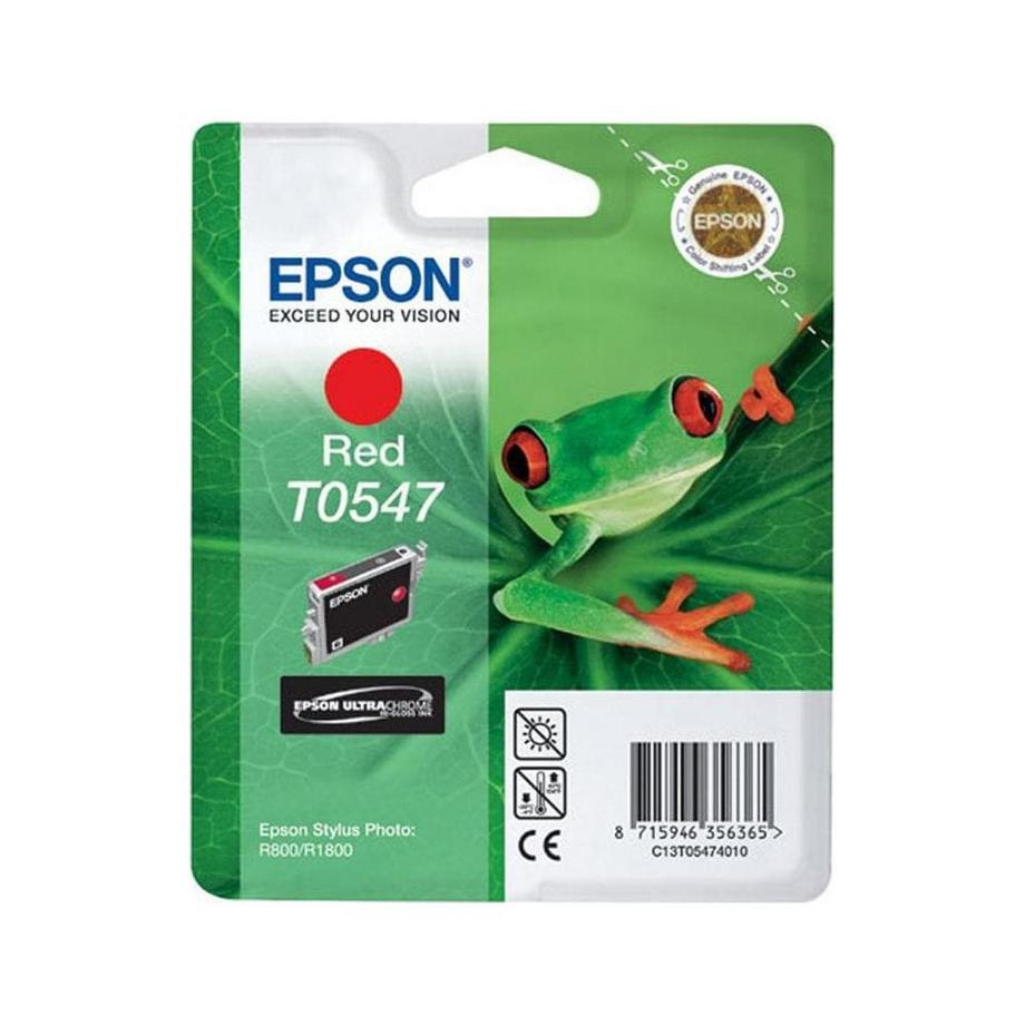 EPSON  EPSON Tintenpatrone red T054740 Stylus Photo R800 400 Seiten 
