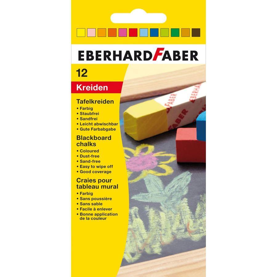 EBERHARD FABER  Eberhard Faber Blackboard Multicolore 12 pz 