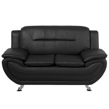 2 Sitzer Sofa aus Kunstleder Modern LEIRA