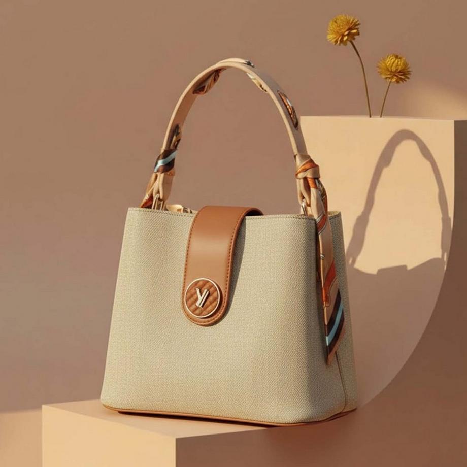 Gallantry Handtasche mit Chevron Muster  