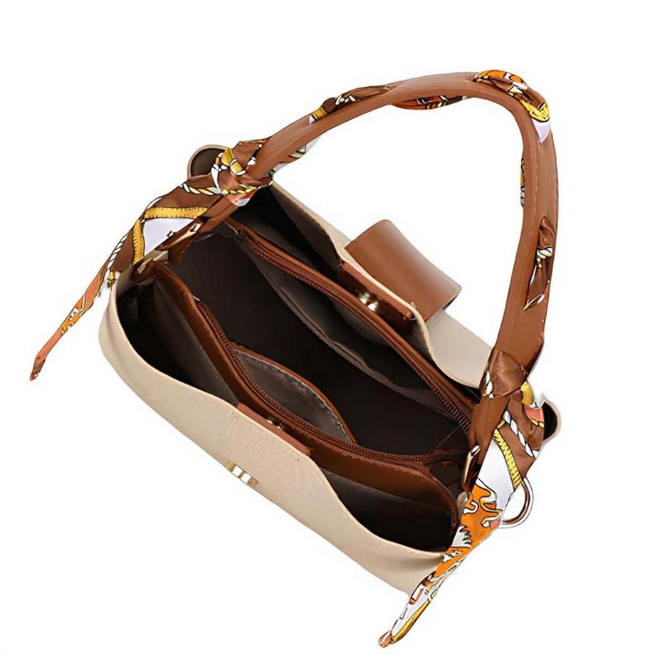 Gallantry Handtasche mit Chevron Muster  