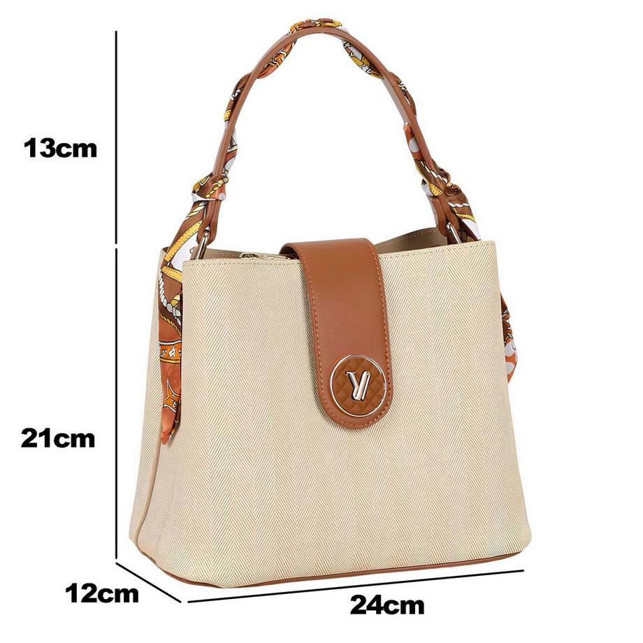 Gallantry Handtasche mit Chevron Muster  