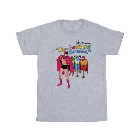 DC COMICS  Tshirt BATMAN COMIC COVER RAINBOW BATMAN 
