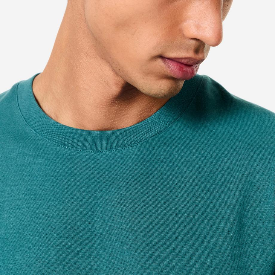 DOMYOS  T-shirt fitness col rond regular fit coton 