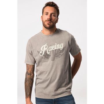 T-Shirt, Halbarm, Vintage Look, Brustprint