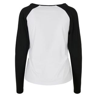 URBAN CLASSICS  t-shirt manches longues grandes tailles contrast raglan 