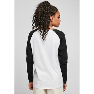 URBAN CLASSICS  t-shirt manches longues grandes tailles contrast raglan 