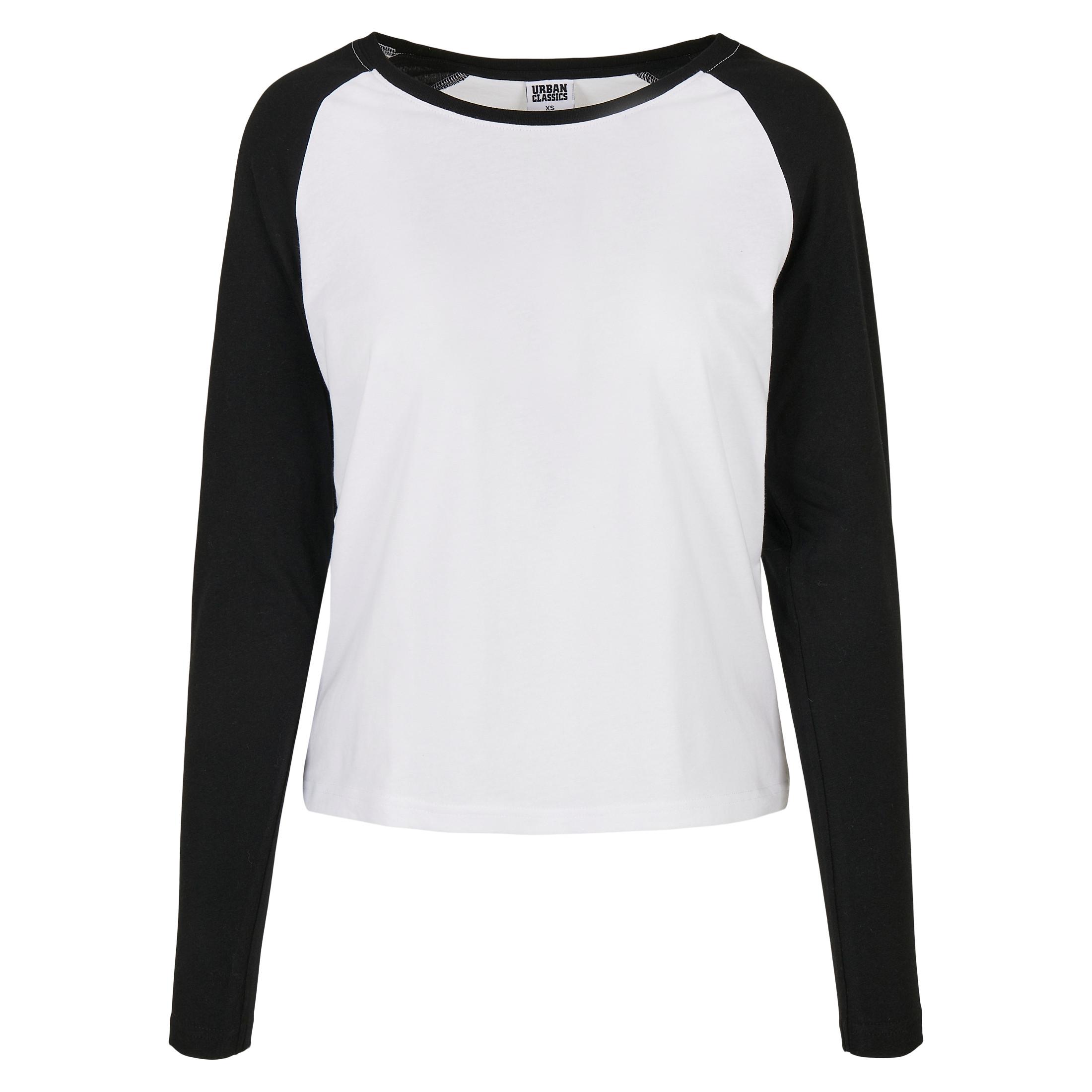 URBAN CLASSICS  t-shirt manches longues grandes tailles contrast raglan 