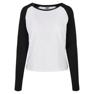 t-shirt manches longues grandes tailles contrast raglan