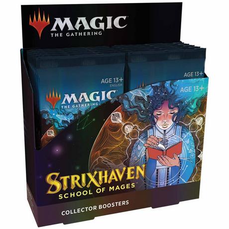 Wizards of the Coast  Strixhaven School of Mages Collector Booster Box - Magic the Gathering - EN 