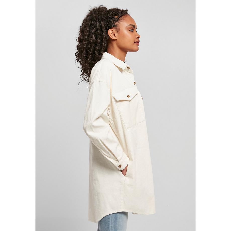 URBAN CLASSICS Camicia Lunga in Velluto a Coste  