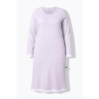 Ulla Popken Camicia da notte pizzo oversize scollo rotondo maniche lunghe  