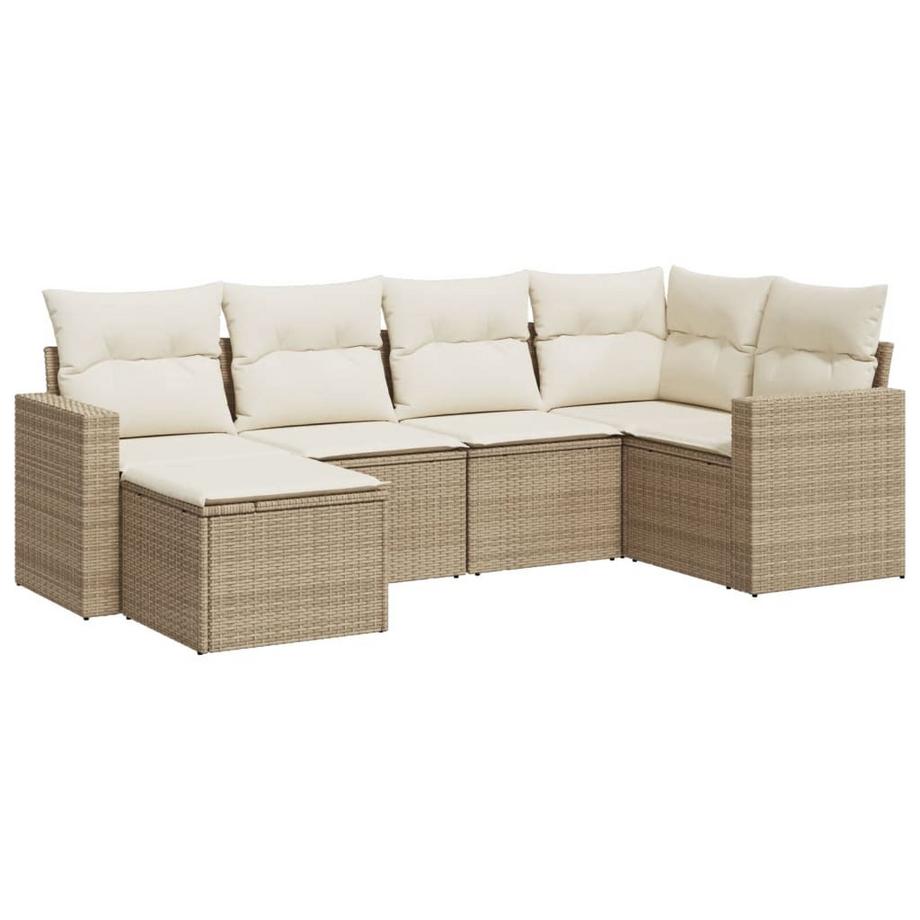 set divano da giardino Polirattan