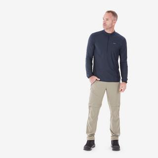 QUECHUA  T-shirt uomo maniche lunghe trekking 