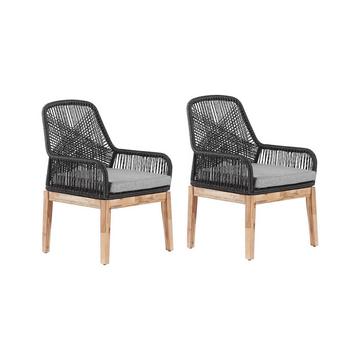 Lot de 2 chaises en Polypropylène Industriel OLBIA