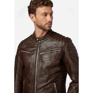 RICANO  Lederjacke Cooper - im Biker-Stil mit Stehkragen 