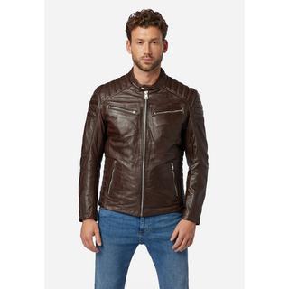 RICANO  Lederjacke Cooper - im Biker-Stil mit Stehkragen 