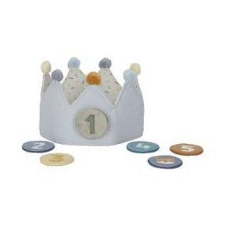 Little Dutch  Couronne d'anniversaire Little Dutch avec chiffres bleu 