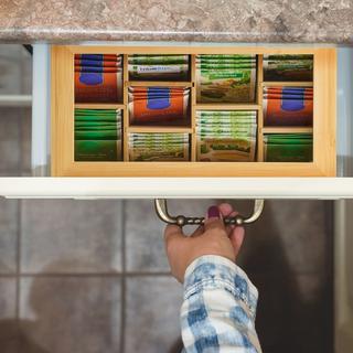 Northix Teebox mit 10 Fächern  