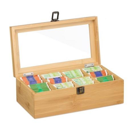 Northix Teebox mit 10 Fächern  