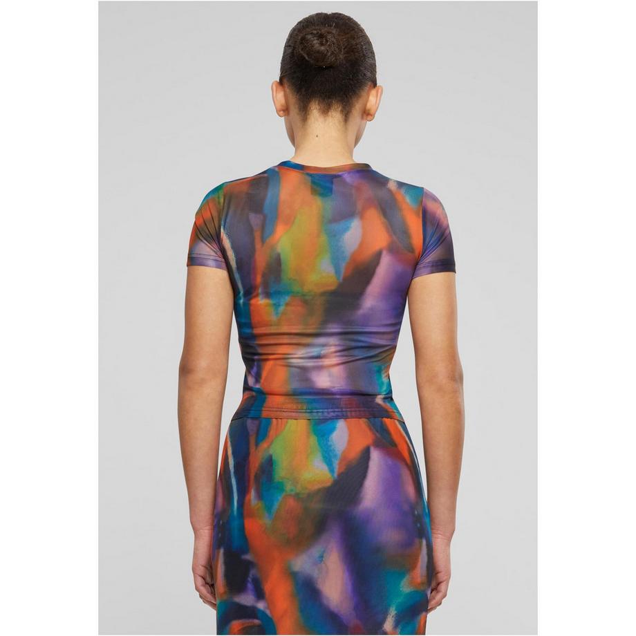 URBAN CLASSICS All Over Print Mesh T-Shirt  