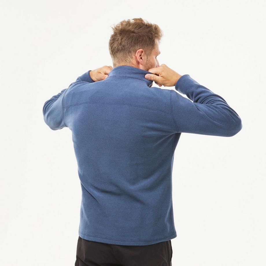 QUECHUA  Giacca da trekking montagna uomo MH100 mezza zip pile 