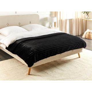 Beliani Rakya Copriletto Moderno in Pelliccia Sintetica  