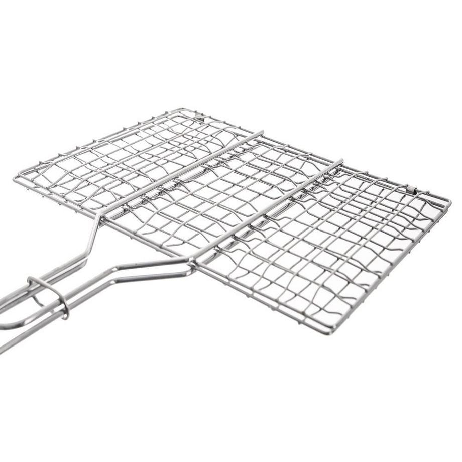 Orion  Grille de grill avec double face et verrouillage pour griller facilement 
